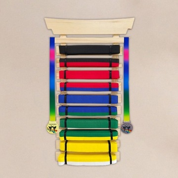 Деревянная подставка для ремня каратэ, подставка для ремня