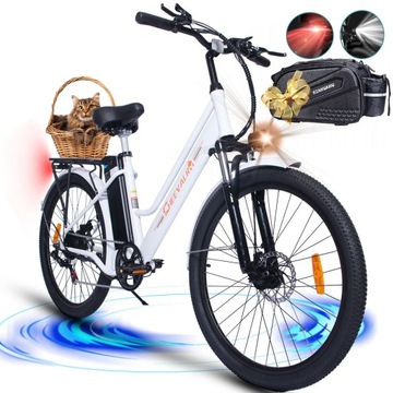 Rower elektryczny miejski CHEEVALRY 250W 20AH 120KM 26