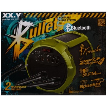 XX.Y Bullet Bluetooth-динамик FM-радио USB MicroSD