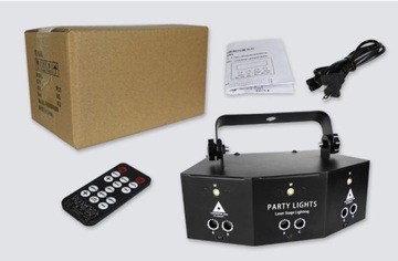 Лазерное освещение сцены RGB 9 LED Eye
