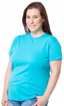 Koszulka T-shirt Bawełna Oversize czerwona 3XL 46
