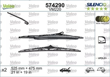 PIÓRA WYCIERACZEK VM220 SILENCIO XTRM PŁ 574290