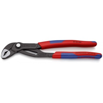 Szczypce do rur Cobra 250 mm fosforanowane, szare KNIPEX (8702250)