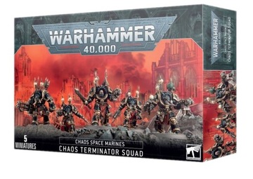 WARHAMMER 40,000 CHAOS SPACE MARINES - CHAOS TERMINATOR SQUAD