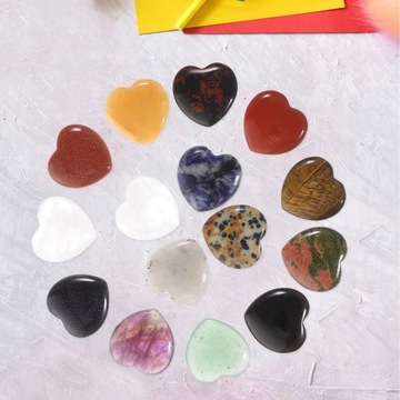 15 шт. Камни-сердечки Каменные сердечки из камня.