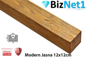 Belka Belki rustykalne dekoracyjna Modern 12x12 2M