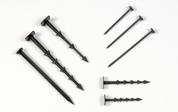 METALOWE szpilki kotwy agrowłóknina 25cm 100szt