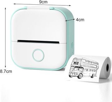 Мини-карманный принтер, портативный термофотопринтер