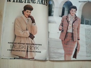Burda duże jest piękne plus vintage 3/1995 szycie