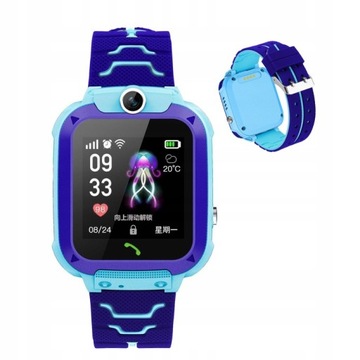 SMARTWATCH ZEGAREK DLA DZIECI LOKALIZATOR GPS+ SIM