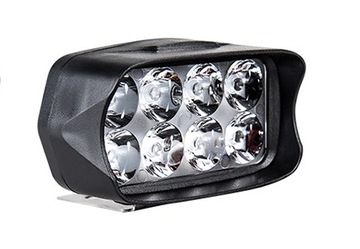 REFLEKTOR HALOGEN LAMPA 8x LED MOTOCYKL MOTOR QUAD
