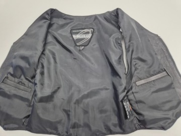 Женский жилет с кожами (36)