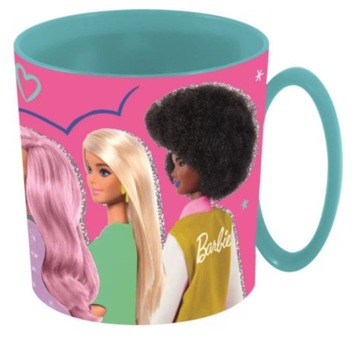 BARBIE lalka kubek do mikrofali z uchem