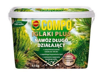 Nawóz do iglaków IGLAK PLUS długodziałający 4,5kg Compo