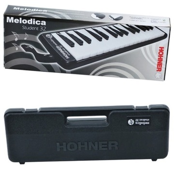 Harmonijka Klawiszowa MELODYKA Hohner Student 32 Czarna