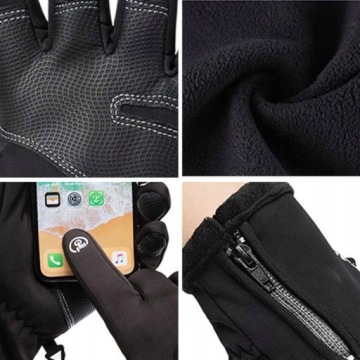 TOUCH SPORTS ПЕРЧАТКИ ВОДОНЕПРОНИЦАЕМЫЕ ЗИМНИЕ ВЕЛОСИПЕДНЫЕ ПЕРЧАТКИ + БЕСПЛАТНО