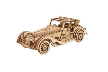 АВТОМОБИЛЬ Спортивный автомобиль Rapid Mouse UGEARS ДЕРЕВЯННАЯ МЕХАНИЧЕСКАЯ 3D МОДЕЛЬ