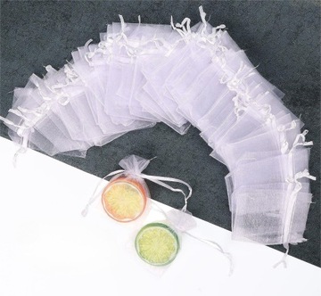 100 ШТ. СУМКА ИЗ ОРГАНЗЫ ЮВЕЛИРНЫЕ СУМКИ СУМКА ДЛЯ КОНФЕТ В ПОДАРОК