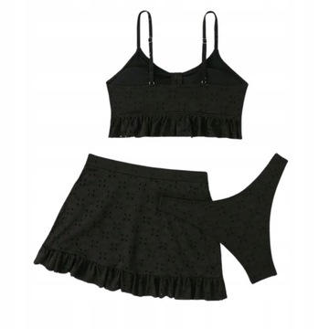 STRÓJ KĄPIELOWY DWUCZĘŚCIOWY PAREO BIKINI WYSOKI STAN MODELUJĄCY DAMSKI L