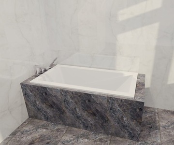 СОВРЕМЕННАЯ ВАННА 160х70 BESCO + АВТОМАТИЧЕСКИЙ СИФОН!