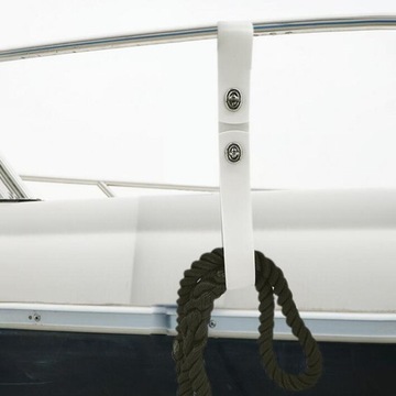 Uchwyty do liny dokującej do łodzi Regulowana lina wieszakowa do