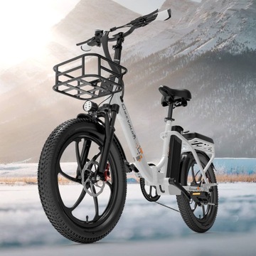 Электрический городской велосипед CHEEVALRY 500 Вт, 20 Ач, 150 км, 20 дюймов, мужской/женский электровелосипед