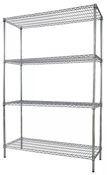 REGAŁ MAGAZYNOWY 4-PÓŁKOWY REGULOWANY 1200X450X1800 MM TECHNICA