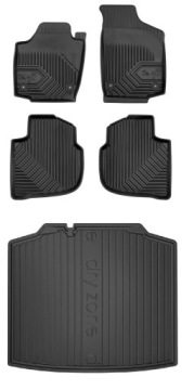 Set 77 Koberce a rohože Škoda Rapid Spaceback Hatchback 2013-2019