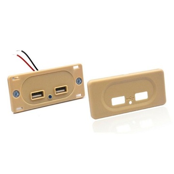 gniazdo USB kamper przyczepa 2 x USB DC5V/3.1A 12V