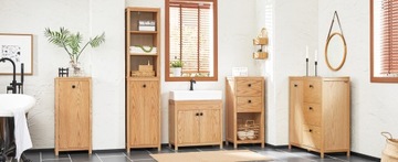 Купить Шкаф под умывальник Ванная под дерево за дверью BZR98-N