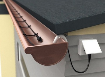 PRZEWÓD GRZEJNY kabel grzewczy samoregulujący z WTYCZKĄ | 230V | 10W | 0.5M