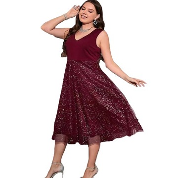Elegancka sukienka wieczorowa rozkloszowana dużo kolorów