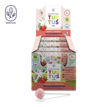 TUP TUŚ клубника Мультивитамины + Магний 50 шт.