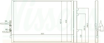 BMW X3 F25 2010-2014 CHLADIČ KLIMATIZACE 64539216144