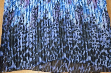 tunika/ bluzka z marszczeniami 46/48 niebieska