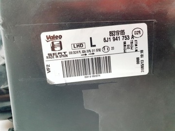 SEAT IBIZA 4 IV 6J1 08-12R LEVÝ SVĚTLO PŘEDNÍ XENON ORIG EU !