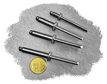 Nit, Nity zrywalne aluminiowe 3,0x8 50szt