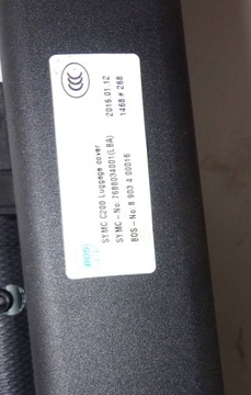 ROLETA KUFRU SSANGYONG KORANDO III FACELIFT 8903400016 7688034001