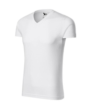 KOSZULKA T-SHIRT MĘSKI V-NECK MALFINI rozmiar M