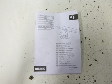 Балка фаркопа + модуль ИНСТРУКЦИЯ VW Volkswagen Golf V 3D