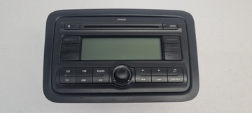 Радио Skoda Dance Fabia II Roomster Mp3 5J0035161A с кодом