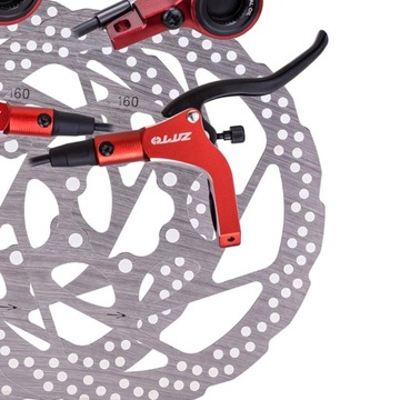 Гидравлические дисковые тормоза Mountain Red MTB с диском