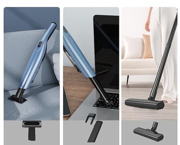 МОЩНЫЙ БЕСПРОВОДНОЙ ПЫЛЕСОС 3 в 1 ДЛЯ ДОМА И АВТОМОБИЛЯ + СЦЕПКА