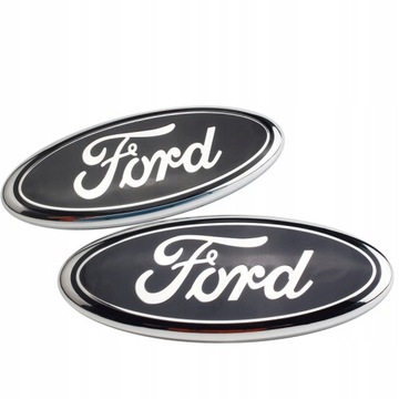 ЭМБЛЕМА ЗНАК Ford 15x6см - Черный
