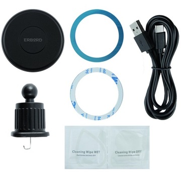 АВТОМОБИЛЬНЫЙ МАГНИТНЫЙ ДЕРЖАТЕЛЬ QI ИНДУКЦИОННОЕ ЗАРЯДНОЕ УСТРОЙСТВО для IPHONE 15W