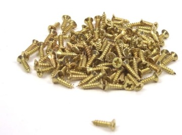 WKRĘTY METALOWE Złote 8X4MM 100 G