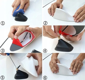 AUDI BMW FORD OPEL VW АДАПТЕР FM АНТЕННА SHARK FIN SHARK ЧЕРНЫЙ