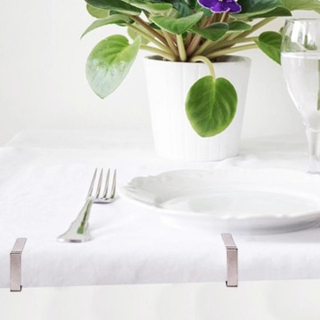СТАЛЬНЫЕ ЗАЖИМЫ, РУЧКИ-ПРЯЖКИ TABLE CLOT, 4 шт.