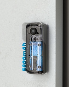 DZWONEK BEZPRZEWODOWY KAMERA WIDEO DOMOFON 3MP 1296P DWUKIERUNKOWA ROZMOWA