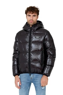 DSQUARED2 Czarna puchowa kurtka Puff Kaban 52